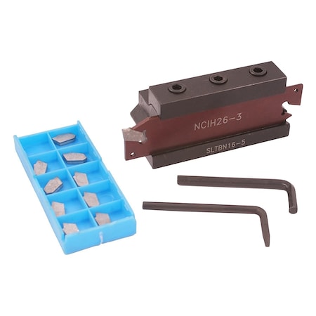 Hhip 0.625 X 1.02" 15 Piece Indexable Cut-Off Tool Kit 3900-5359