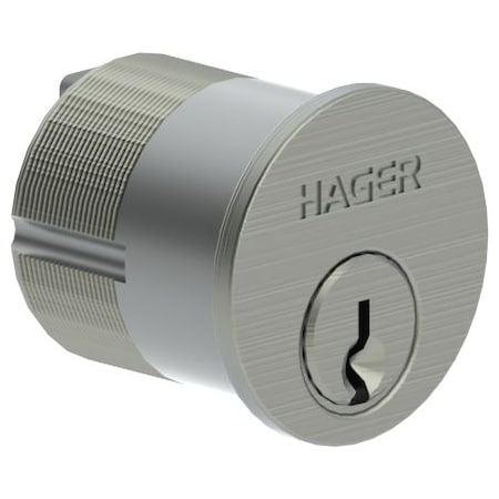 Hager Satin Chrome Cylinder 390226D118 390226D118