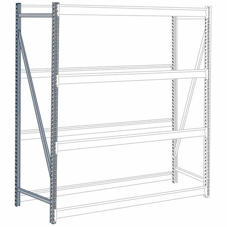 Lyon Welded Upright Frame, 36" D, 84" H, 14 ga. DD64364