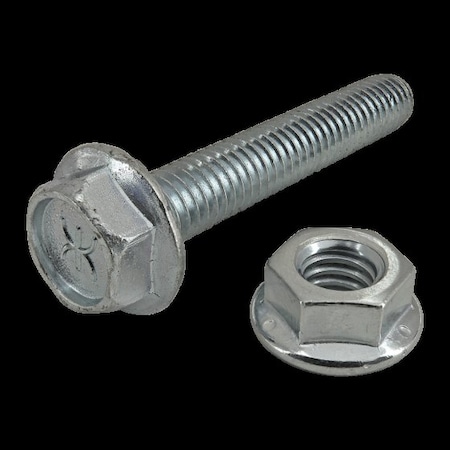 80/20 Flg Hex Head Bolt, 5/16-18 / Flg Hex Nut 3960