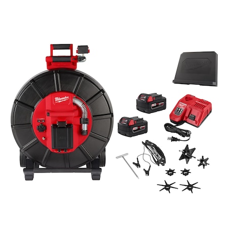 Milwaukee Tool M18 325 ft Stiff Modular Pipeline Inspection System 3976-22