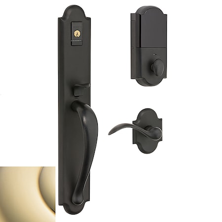 Baldwin Evolved Lifetime Brass Electronic Locksets 6402.003.BLENT