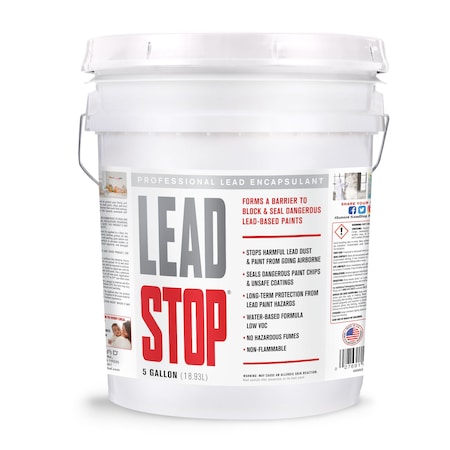 Dumond LEAD STOP Lead Encapsulating Compound, Water-Based, 5 Gal, Pail 4000