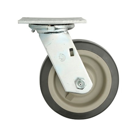 Metro Washable Plate Caster Wheel, 6", 600 lb. C6PBGSA