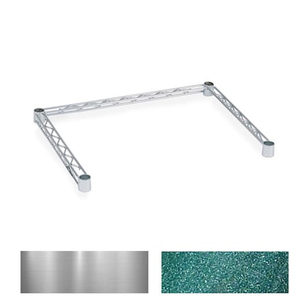 Metro Snake Frame, 3 Sided, Chrome, 18X24, Ea SF31N3C