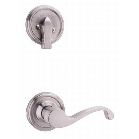 Weslock Left HCalais Interior SGL CYL Handleset Trim Satin Nickel L2100--KNSL20