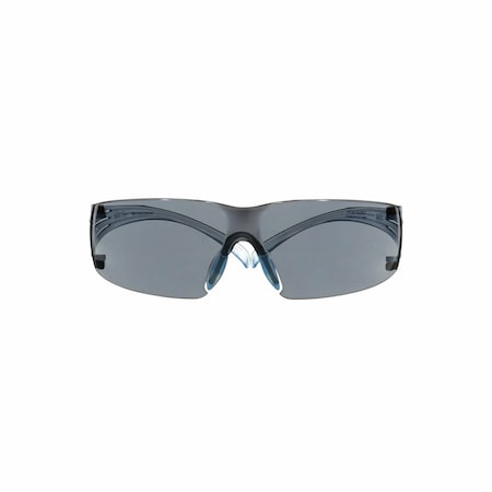 3M Peltor Series 300, Safety Glasses, Scotchgard Anti-fog, Gray Lens, Ice Blue Frame, Frameless, 20 PK SF302SGAF-LBL