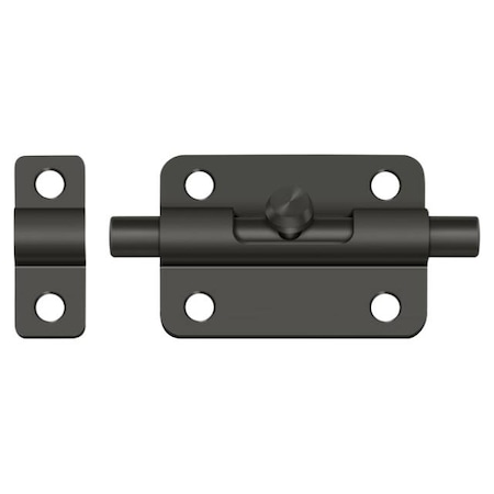 Deltana Barrel Bolt Black 3" 3BBU19
