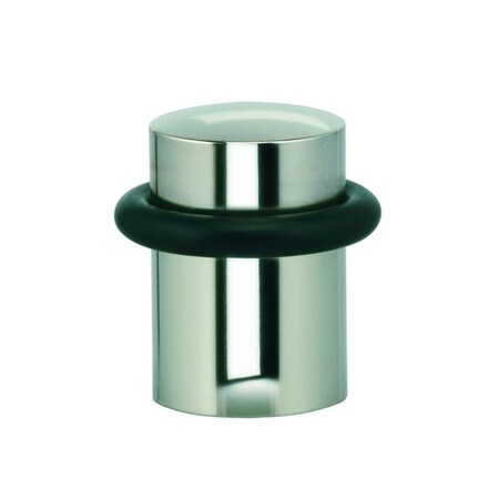 Omnia Floor Door Stop Bright Nickel 1-3/4" 7000.14