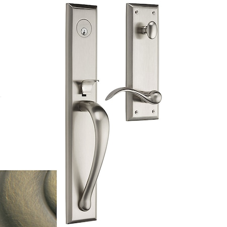 Baldwin Entry Handlesets Antique Brass 6403.050.LENT