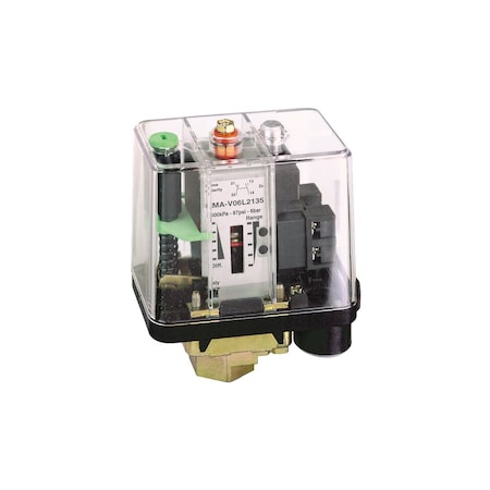 Telemecanique Sensors Pressure Switch, 1 C/O, Regulation between 2 thresholds Action XMAV12L2135