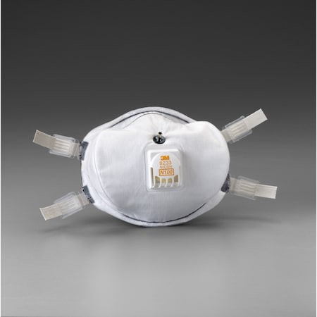 3M N100 Disposable Respirator w/ Valve, Universal, PK20 8233Q