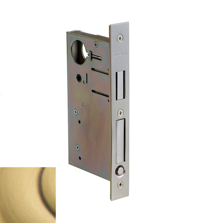 Baldwin Privacy Pocket Door Locks Satin Brass with Brown 8632.060