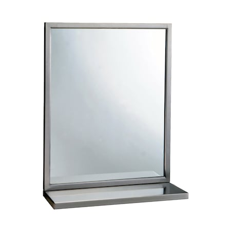 Bobrick Welded-Frame Mirror/Shelf Combination 292 1836