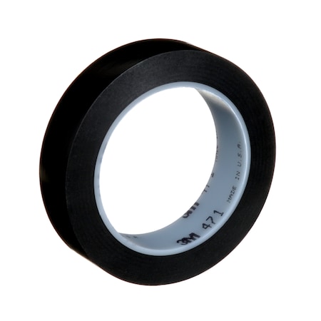 3M VnylTp471Blck, 1nx36yd, 36ndvd, PK6 471