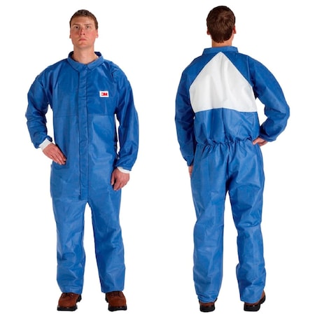 3M Protective Coverall, Dispos., Bk, L, PK25 7000089024