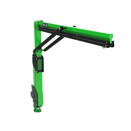 3M Dbi-Sala Adjustable Ht Jib Mast, 12.3-15ftH, 12ft 8530895