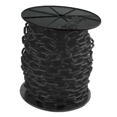 Mr. Chain Black Plastic Chain 1"(#4, 25 mm)x250 f 10103
