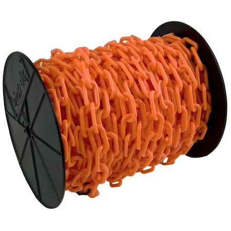 Mr. Chain Safety Orange Plastic Chain 1"(#4, 25 mm 10112