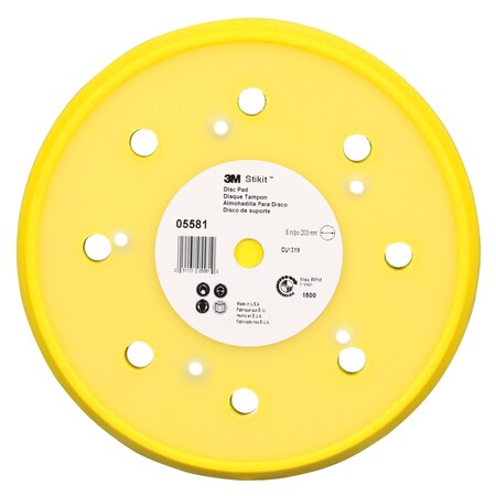 3M Stikit Disc Pad Dust Free, 05581, 8 in,  05581