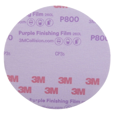 3M Hookit Prpl FinishFilm Dsc, 30670, 6, PK200 30670