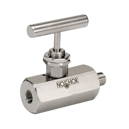 Noshok Needle valve, 3/4" NPT FxF, Carbo 406-FFC