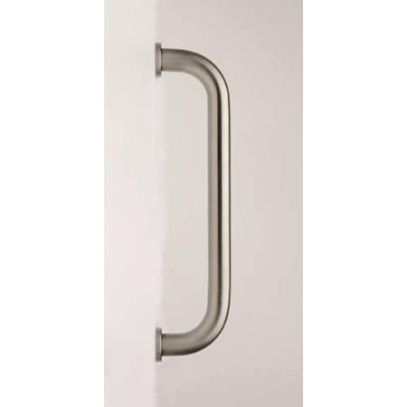 Omnia Round Door Pull Satin Stainless Steel 12" Center to Center 4010/400.32D