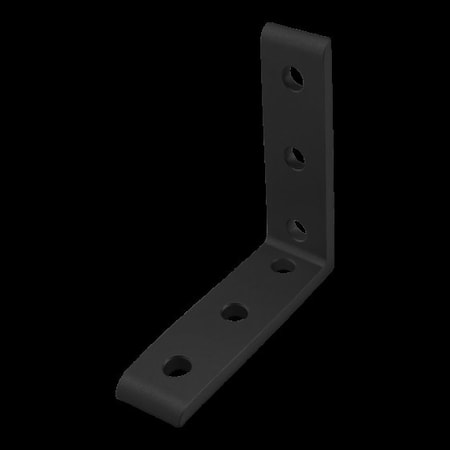 80/20 Inside Crnr Brkt, 6 Hole 3"X3"X1" 10S 4013-BLACK