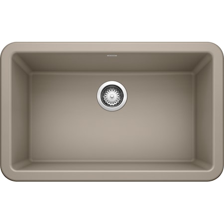 Blanco Ikon Silgranit 30" Apron-Front Farmhouse Kitchen Sink - Truffle 401777