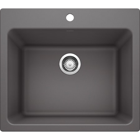 Blanco Liven Silgranit Dual Mount Laundry Sink  - Cinder 401923