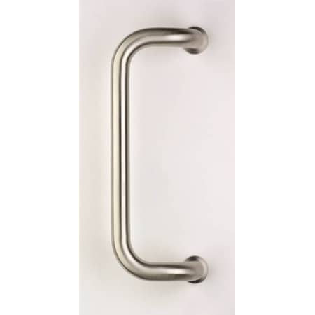 Omnia Offset Door Pull Satin Stainless Steel 12" Center to Center 4019/400.32D