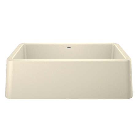 Blanco Ikon Silgranit 33" Apron-Front Farmhouse Kitchen Sink - Biscuit 401987