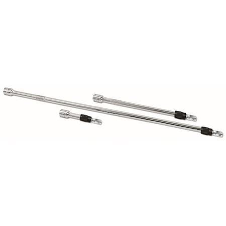 Sk Professional Tools Drive Chrome 3 pc Extension Set, 1/2 40210