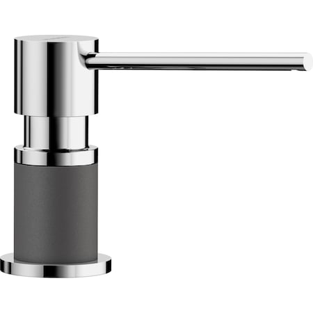Blanco Lato Soap Dispenser - Chrome/Cinder 402304