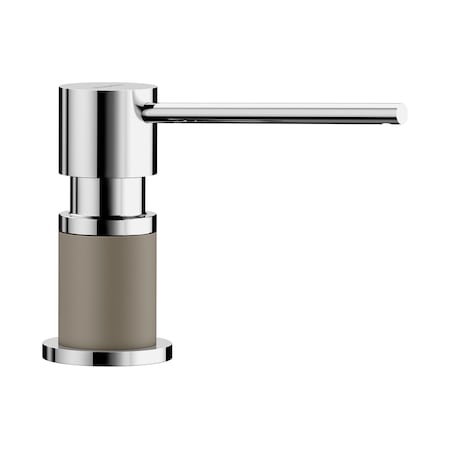 Blanco Soap Dispenser, Truffle/Chrome 402306