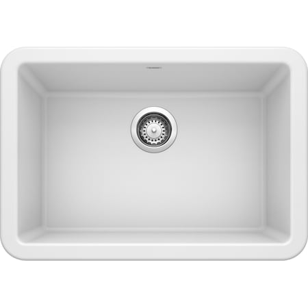 Blanco Ikon Silgranit 27" Apron-Front Farmhouse Kitchen Sink - White 402313