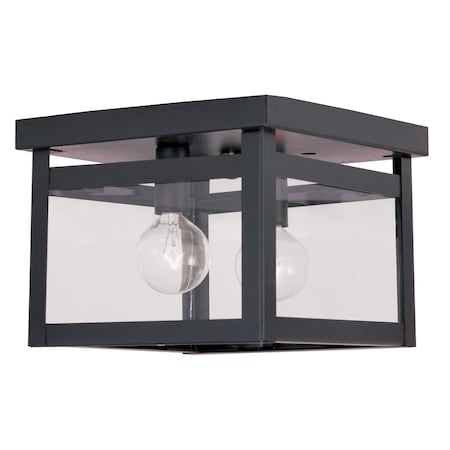 Livex Lighting Milford 2 Light Bronze Ceiling Mount 4031-07