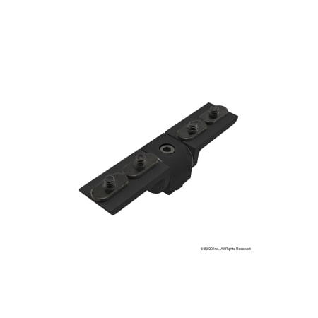 80/20 Blk 10S Right Angle 0 Deg Living "L" Arm 4031-BLACK