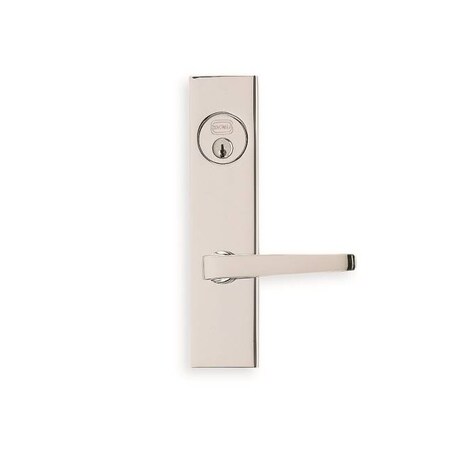 Omnia RH 36 LVR 4000 Plate SGL CYL 2-1/2" Backset Mortise Lock Bright Chrome 4036A0025R2