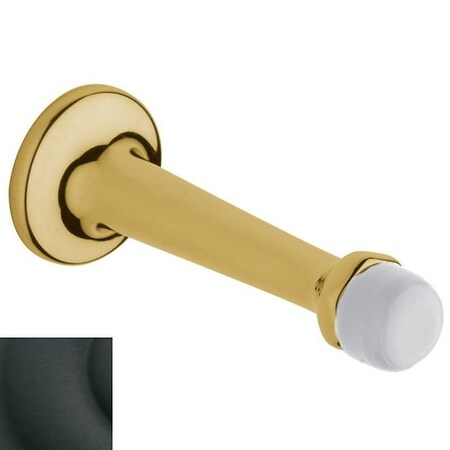 Baldwin Estate Satin Black Door Stop 4045.190