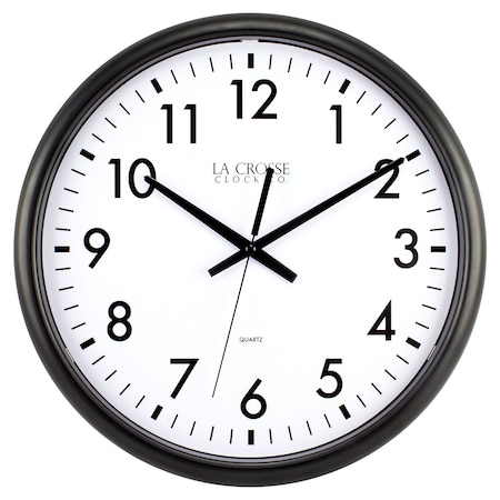 La Crosse Technology Thinline Wall Clock, 13.5" 404-2634-INT