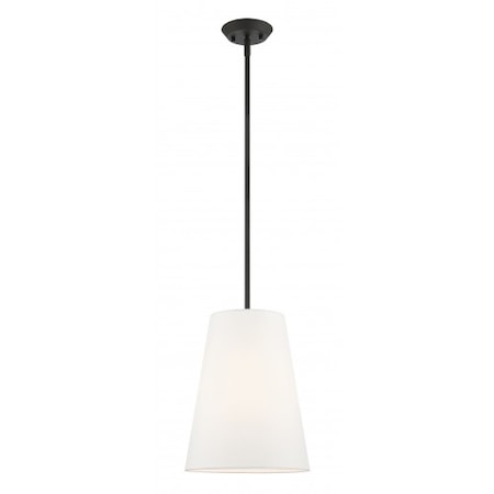 Livex Lighting Black Pendant, 1 Light 40567-04