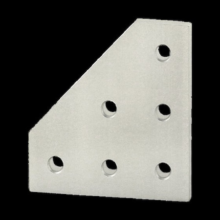 80/20 JoiningPlate, Aluminum, Silver, 3in, 13/64in 4061