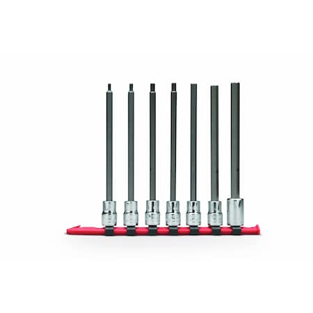 Wright Tool Set 1/2" Drive 7 Piece Set - Hex Bit Soc 406