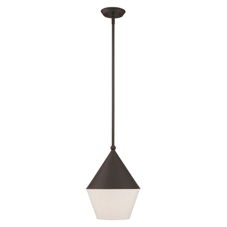Livex Lighting Stockholm 1 Light Bronze Mini Pendant 40714-07
