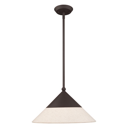 Livex Lighting Stockholm 1 Light Bronze Mini Pendant 40717-07