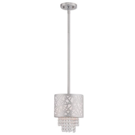 Livex Lighting Allendale 1 Light Polished Chrome Mini Pendant 40754-05