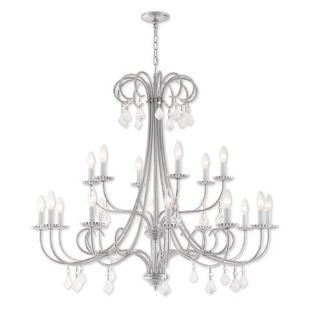Livex Lighting Daphne 18 Light Polished Chrome Foyer Chandelier 40870-05