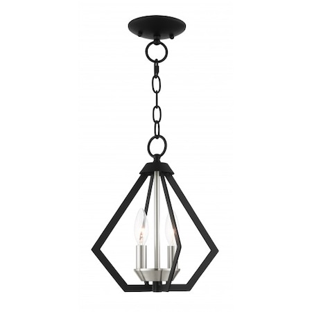 Livex Lighting Black w/Brushed Nickel Cluster Convertib 40922-04