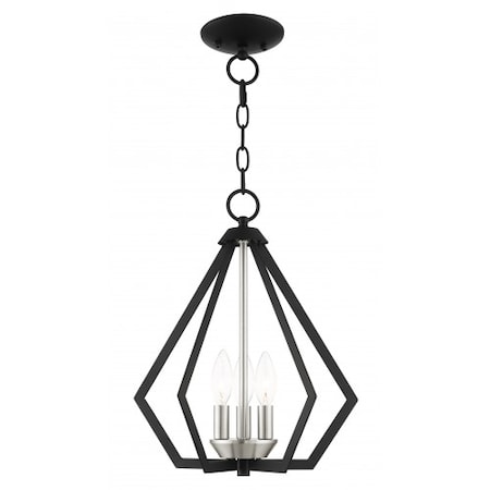 Livex Lighting Black w/Brushed Nickel Cluster Convertib 40923-04